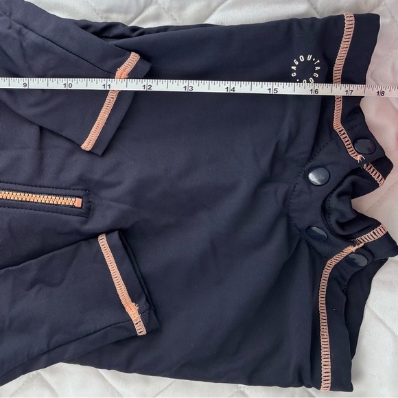 ⭒ 24M Gagou Tagou Navy Blue Swimsuit Orange Crab Ocean Long Sleeve Cover Zip  ⭒ - Picture 5 of 7